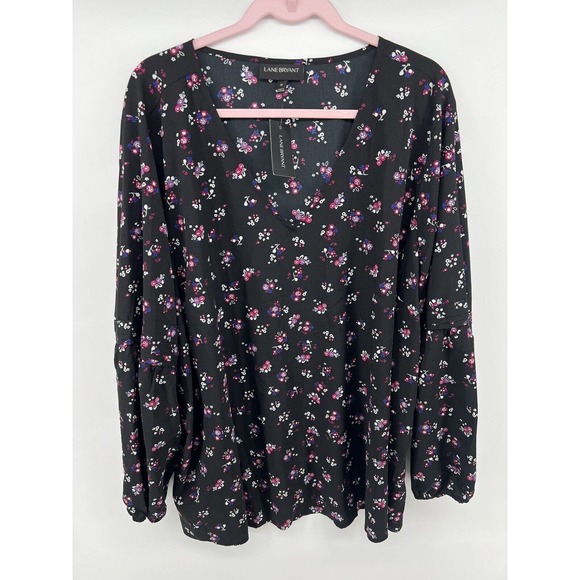 Lane Bryant Tops - NWT Lane Bryant floral Shirt Blouse Size 28 New Top